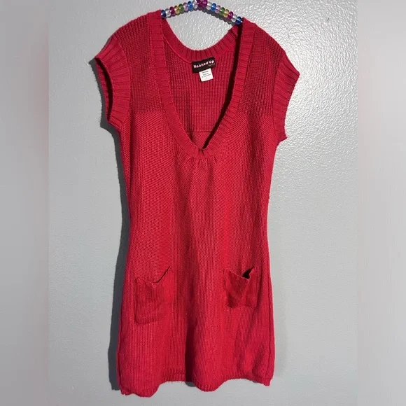 jolie button mini knit dress Mimi Rib Knit Dress – Retrofete